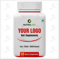 Iron And Multivitammin Hair Supplement Capsules