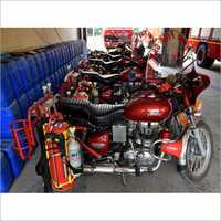 Motorcycle Powered  Mounted Water Mist System - Color: Multicolor