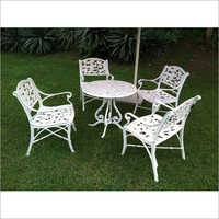 White Metal Garden Set - Application: Sand Beach