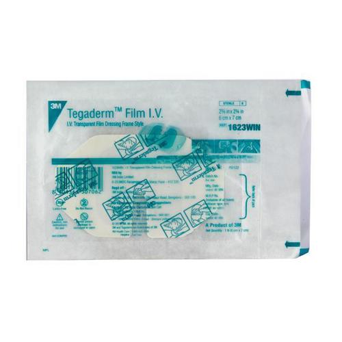 3M Tegaderm Audit peripheral iv Transparent Dressing 1623