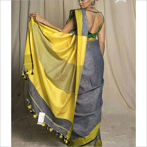 Indian Linen Saree