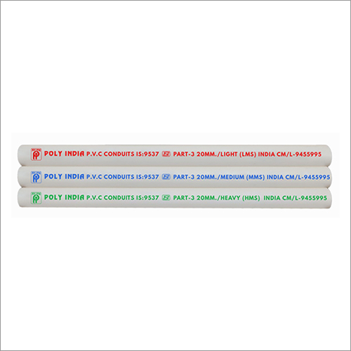 20 MM Outer Dia PVC Conduit Pipe