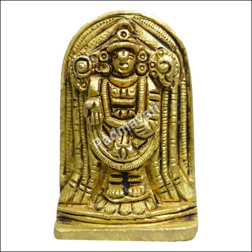 Golden Brass Tirupati Bala Ji Statue