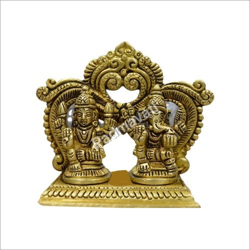 500gm Brass Prem Laxmi Ganesh Statue