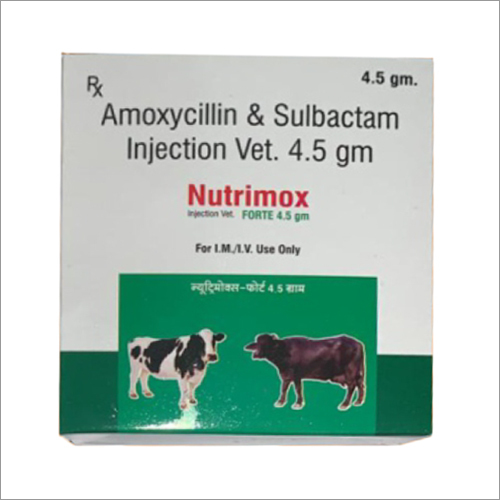 4.5 GM Amoxycillin And Sulbactam Injection