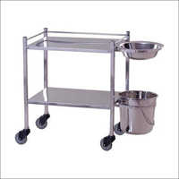 SS Hospital Dressing Trolley