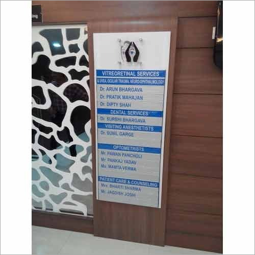 Acrylic Display Signage Board