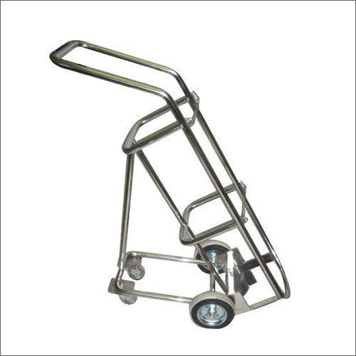 Eco-Friendly Stainless Steel Cylinder Trolley