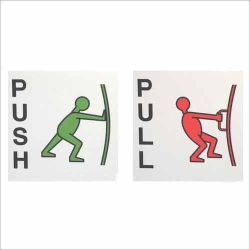 Door Push and Pull Signage