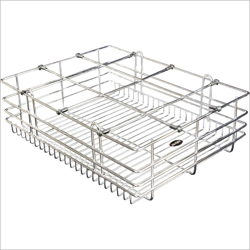 SS Kitchen Bottle Basket