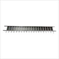 20x4 Inch Stainless Steel Plain Partition