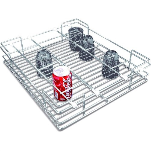 SS Kitchen Glass Basket