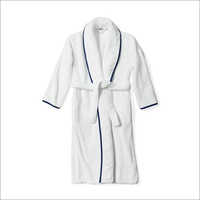 White Cotton Bath Robe