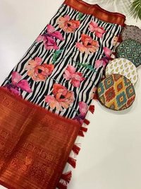 Ikkat Saree