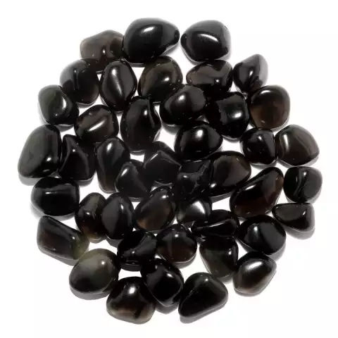 Natural Black Obsidian Tumble Stone