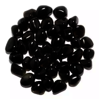 Black obsidian Tumble stone