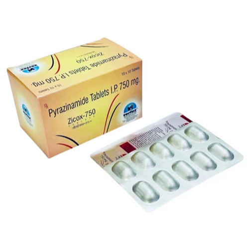 Pyrazinamide 750Mg Tablets - Grade: Medical