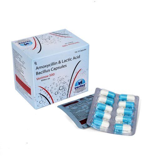 Amoxicillin 500mg And Lactic Acid Bacillus Capsules Grade: Medical