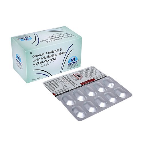 Ofloxacin 200mg and Ornidazole 500mg Tablets