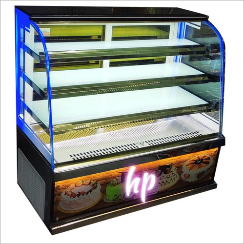 Curved Glass Sweet Display Counter By H P ELECTRONICS
