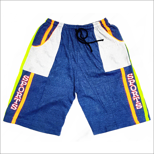 Multicolor Mens Knitted Shorts