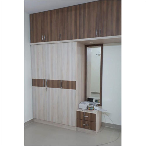 Durable Plain Wooden Wardrobe