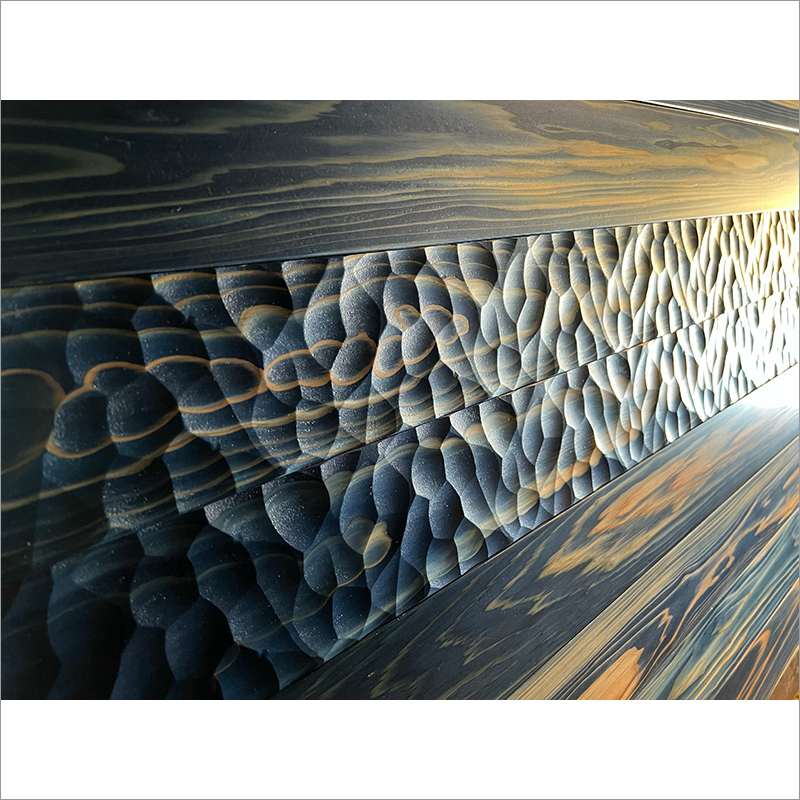 3D Cedar Wall Paneling and Flooring