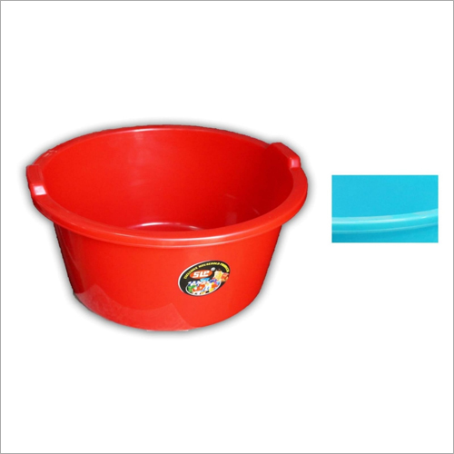 Red Plastic Tub