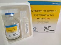 Ceftriaxone Sulbactam 4500 mg Injection in Veterinary PCD