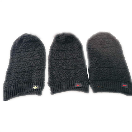 Woolen Long Caps - Wool Material, Adult Size, Multicolor Design | Winter Cap for Men, Perfect for Cold Weather and Outdoor Activities