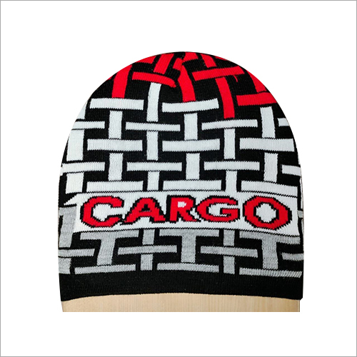 Mens Printed Woolen Caps - Wool Material, Adult Size, Multicolor Design | Winter Caps for Men, Stylish Warmth and Comfort