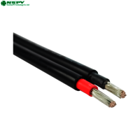 Twin Core Solar Cable Solar PV Wire  Solar DC Cable Photovoltaic DC Cable Wire