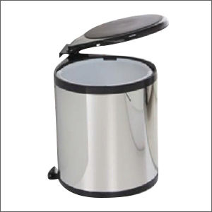 5L SATIN SS TRASH CAN -12