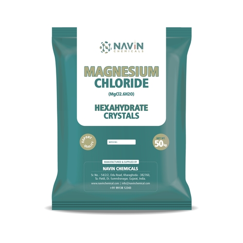 Magnesium Chloride Hexahydrate Crystals By NAVIN CHEMICALS
