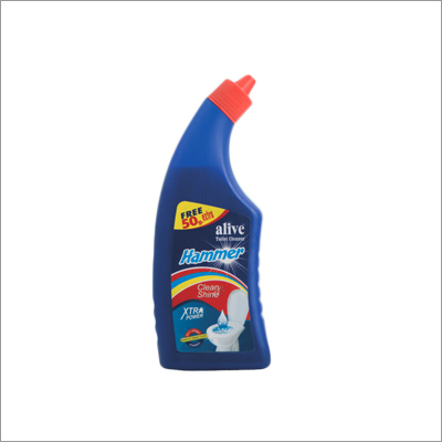 Alive Hammer Toilet Cleaner - Strong Liquid Detergent | Ideal for Bathroom Use Powerful Cleaning Action Long-Lasting Fresh Fragrance
