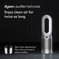 Dyson Purifier Hot Cool Air Purifier with heater HEPA Activated Carbon Filter WiFi Enabled HP07 Black