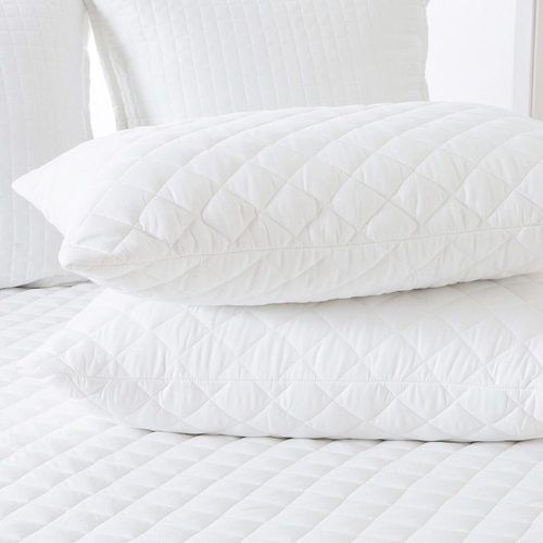 White Quilt Pillow