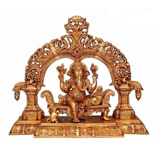 Ganesha Statue A religious hindu lord Murti for your temple