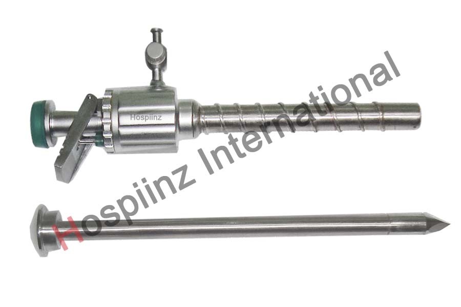 11mm Sharp Trocar Threaded Cannula