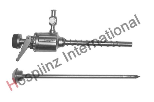 Trocar Sharp with threaded cannula
