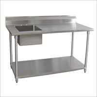 Stainless Steel 30x72x34 Inch Work Table