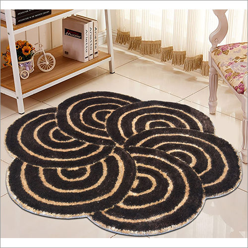 Washable Designed Shaggy Carpet