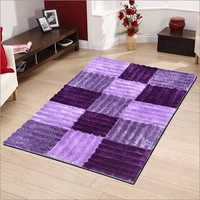 Purple Designed Floor Carpet