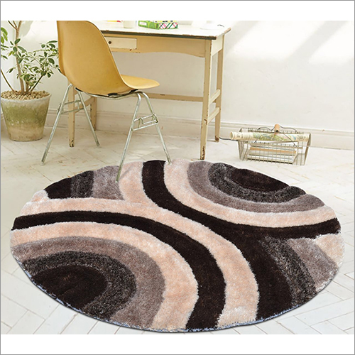 Round Shaggy Floor Carpet