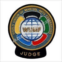 Hand Embroidered World Karate Badges