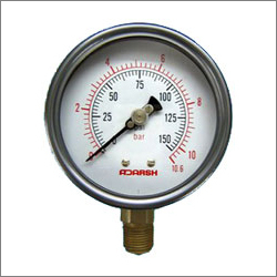 SS Case-Brass Internals Pressure Gauges 