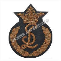 Antique SL Bullion Wire Pockets Badge