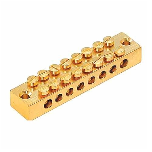 8 Way Brass Neutral Link