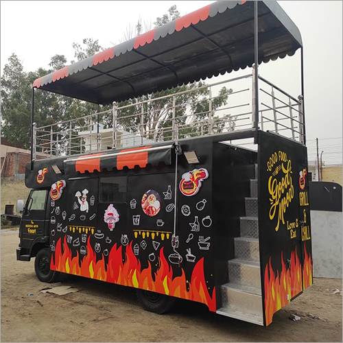 Manual Double Decker Food Truck