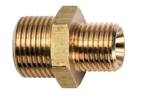 Brass Reducing Double Nipple